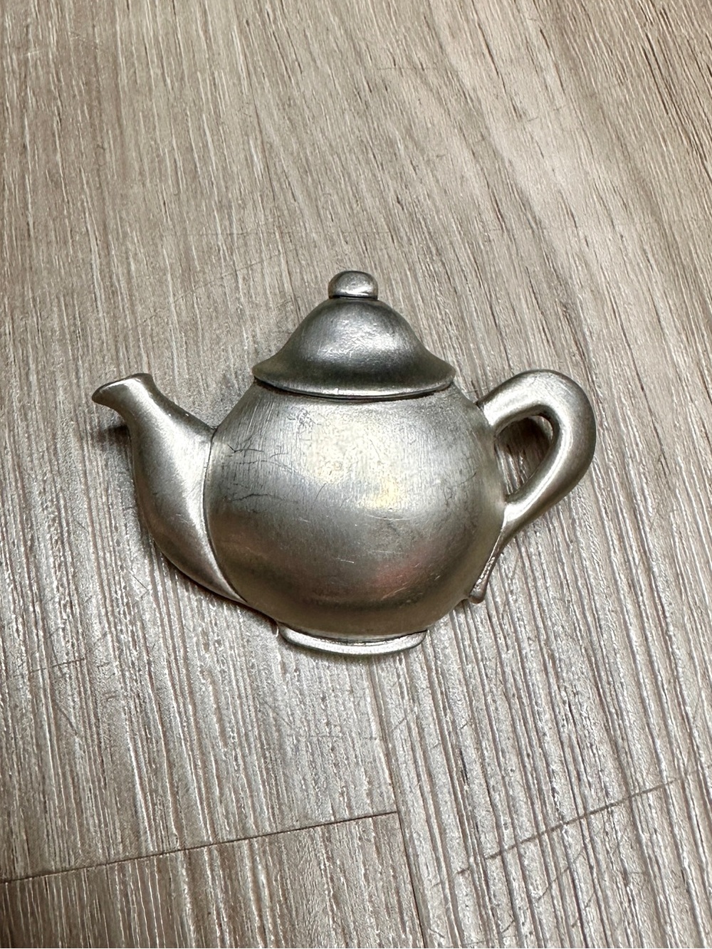 Vintage 1996 Seagull Pewter Canada Teapot Brooch Pin